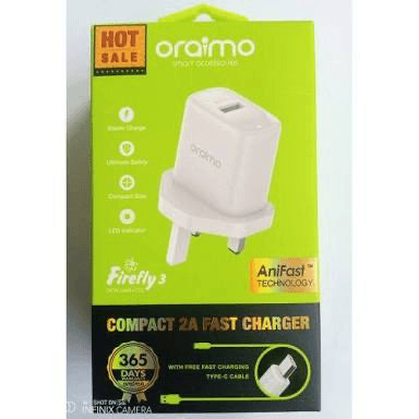 Oraimo Compact Type C Charger